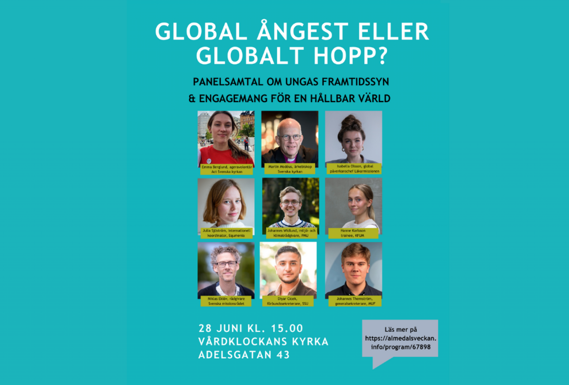 Affisch Almedalen 2023 Affisch Almedalen 2023